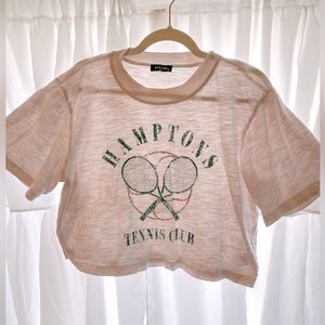ZUTTER | Hamptons cropped tee